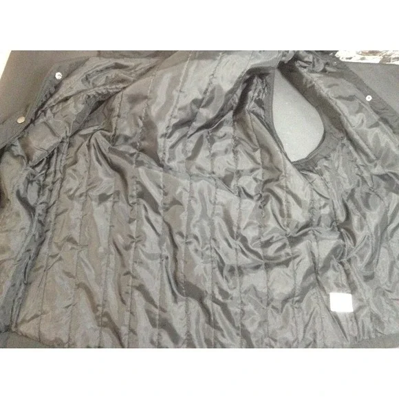 Hannah Brand Women's S Black Sleeveless Snap Close Vest Size Large - Picture 11 of 15